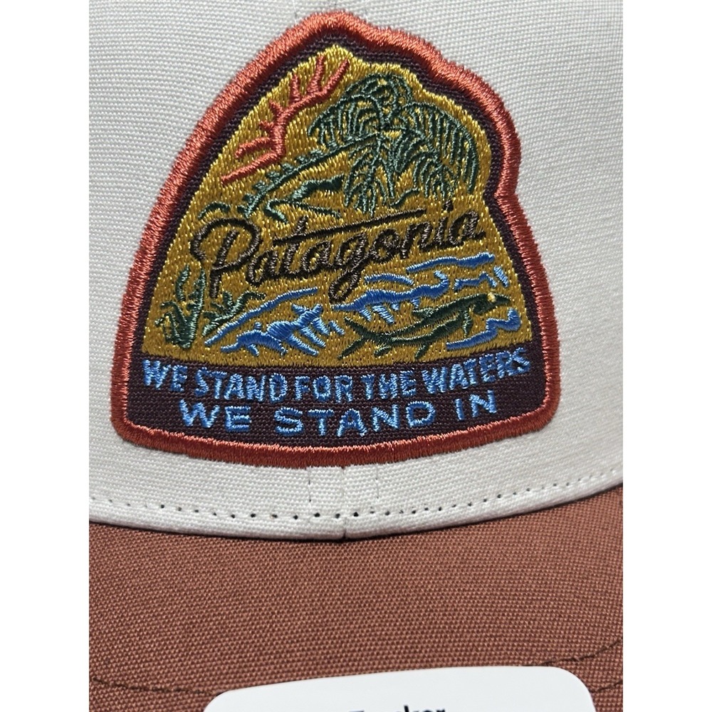 Patagonia Take a Stand " We Stand For The Water We Stand Trucker Hat – Mesh Snap - Picture 2 of 5